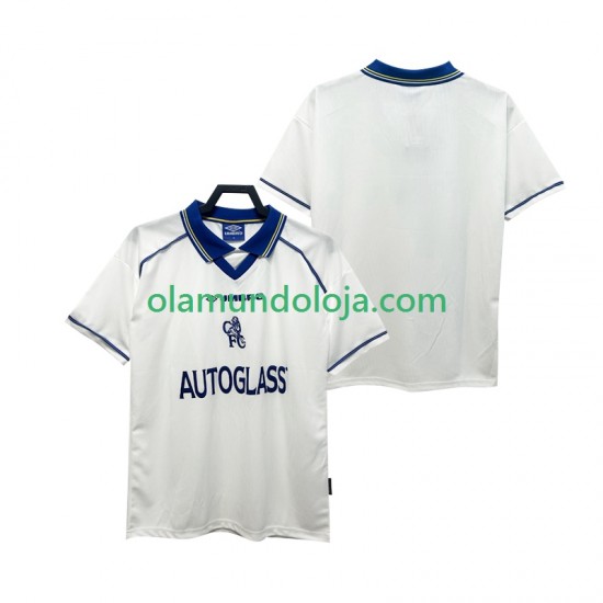 Camisola Inter de Milão 2000 Retro Homem Equipamento Segundo 1998 Manga Curta